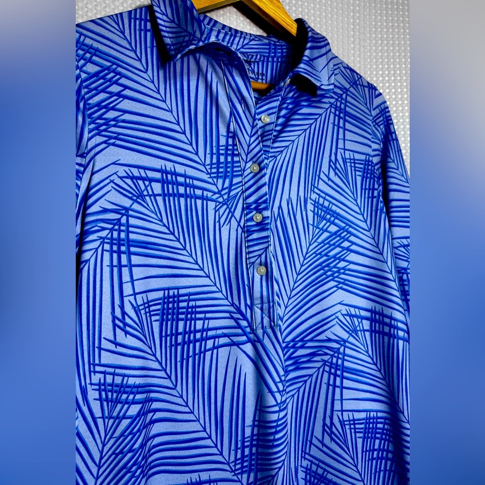 Vineyard Vines Women's Blue Sankaty Midi Margo Shirt Dress Size Small. - Picture 2 of 5